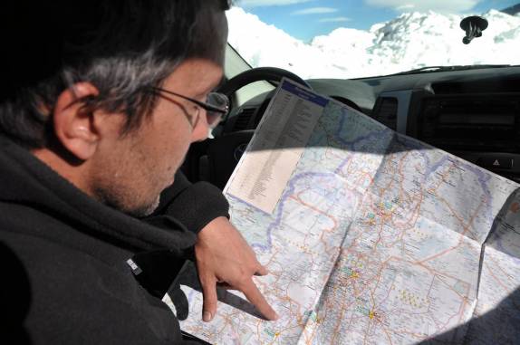 Procurando nova rota para atravessar a fronteira para o Chile (no Paso San Francisco - Argentina não vai dar!)